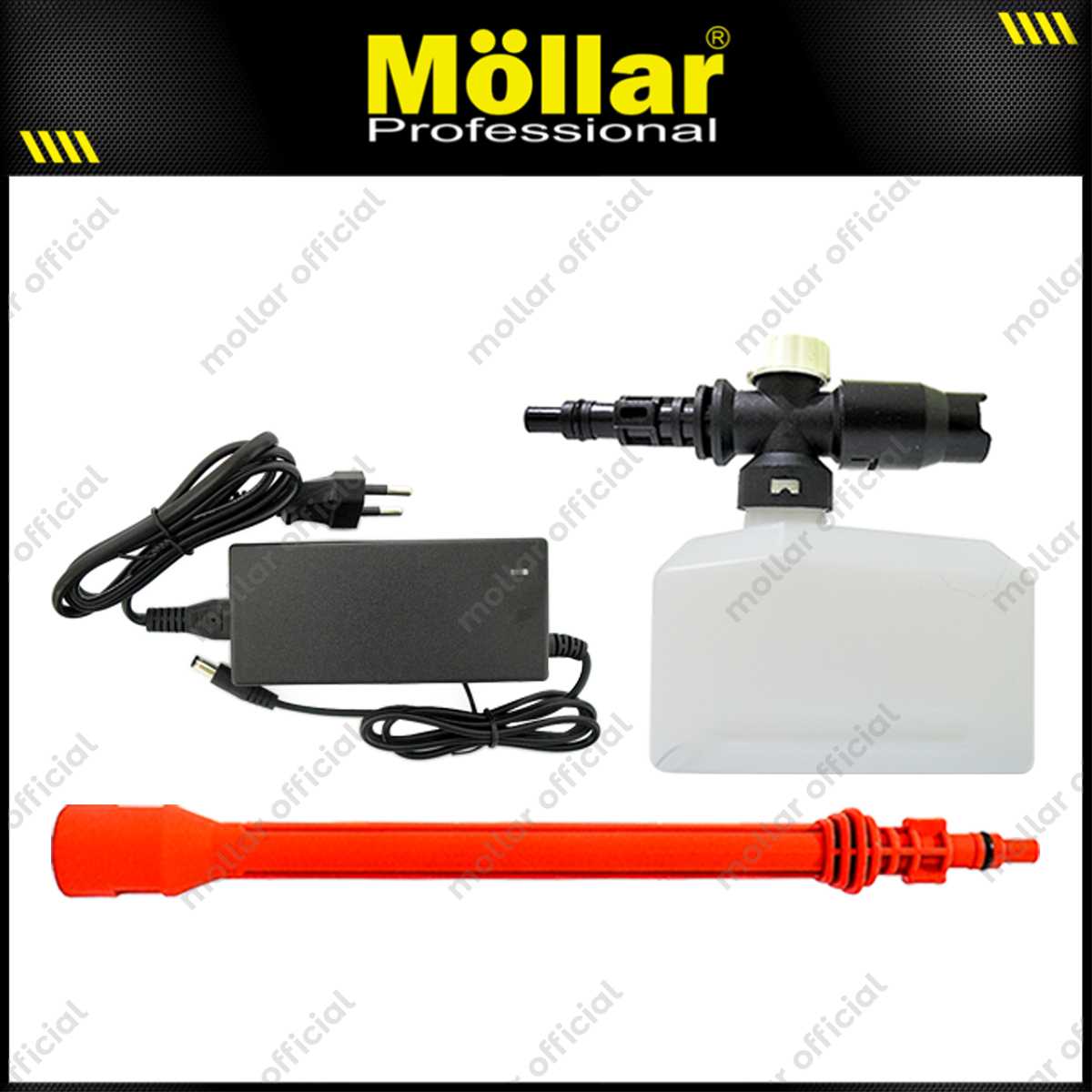 MOLLAR Q10-CD-HPW40800/HPW20502 Mesin Jet Cleaner Cordless Baterai 40V