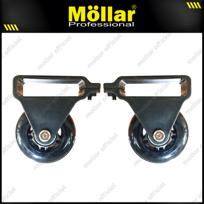 MOLLAR Tangga Lipat Almunium 4x4 4.6 meter 2 Roda