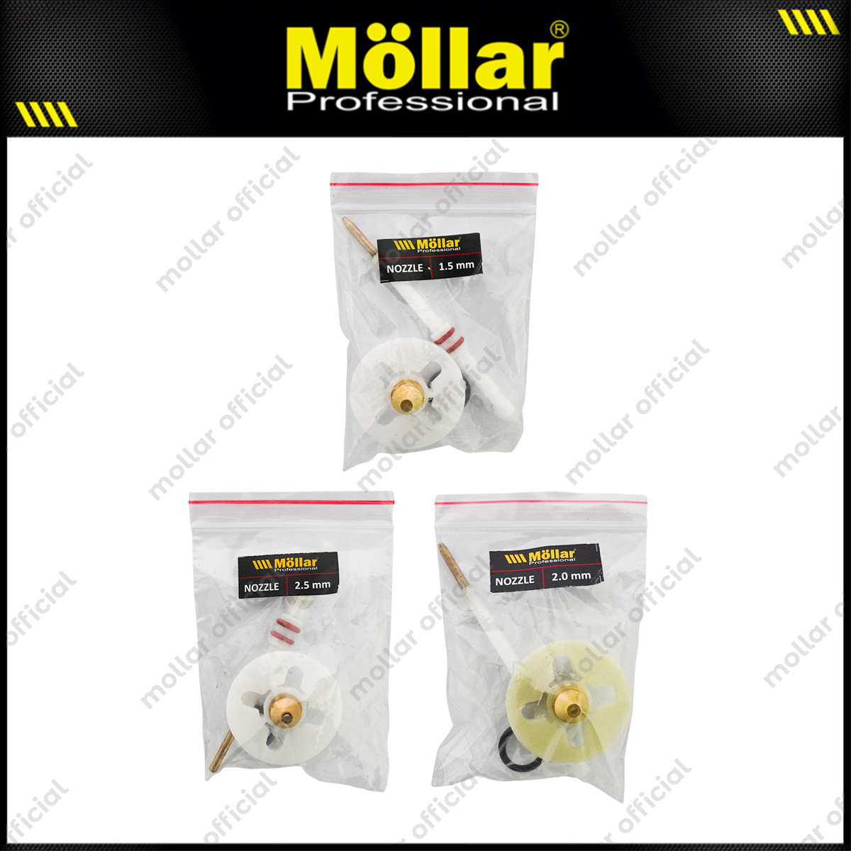 MOLLAR ESG303N Mesin Spray Gun Listrik 3 Nozzle
