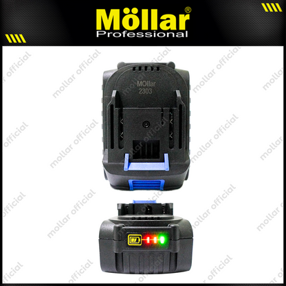 MOLLAR CAG20550 Mesin Gerinda 4" Baterai 20V / Cordless Angle Grinder