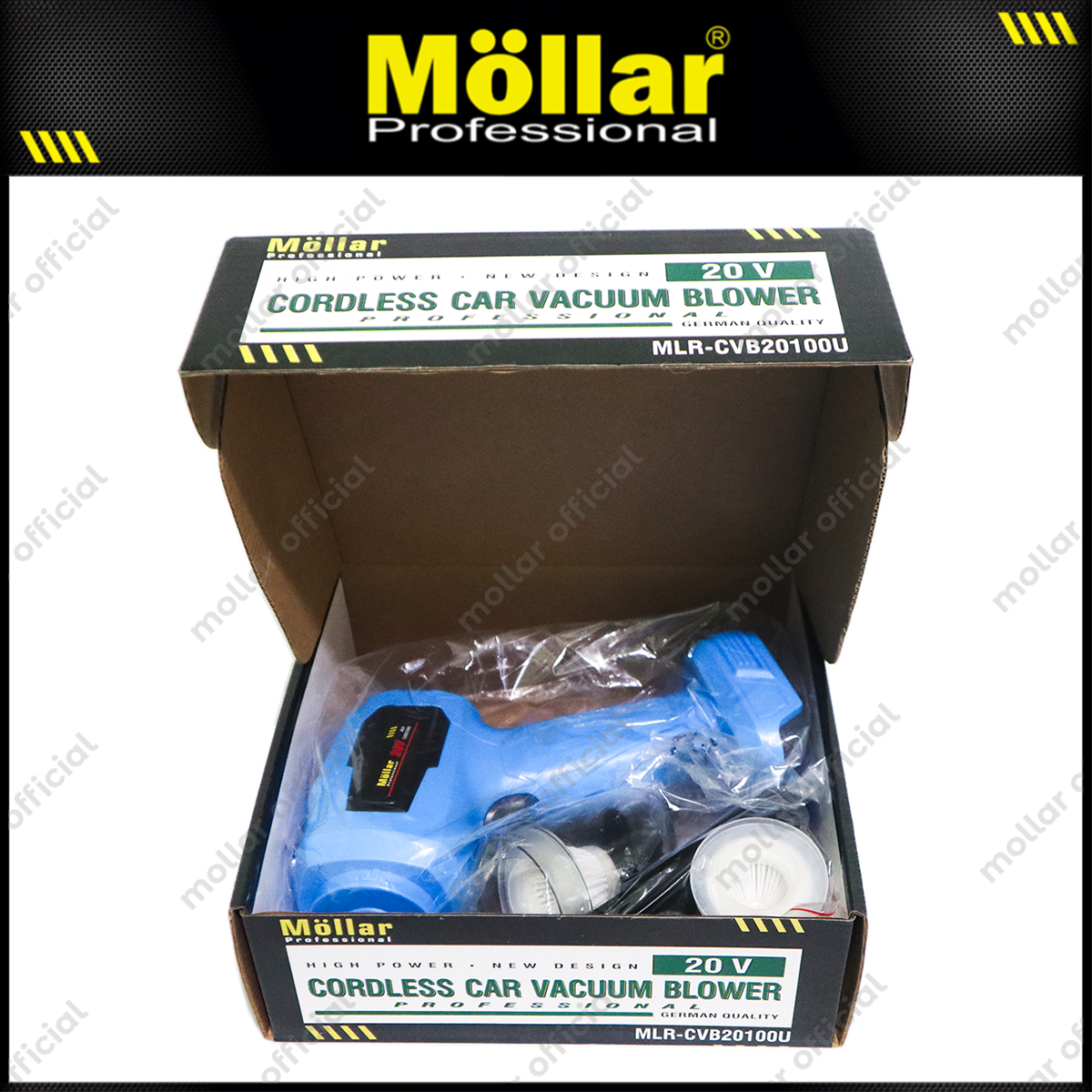 MOLLAR CVB20100-U POLOSAN Cordless Vacuum & Blower 20V Tanpa Baterai & Charger