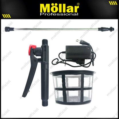 MOLLAR SGLD16-GT-Single Mesin Semprotan Hama Elektrik 12V 16 Liter