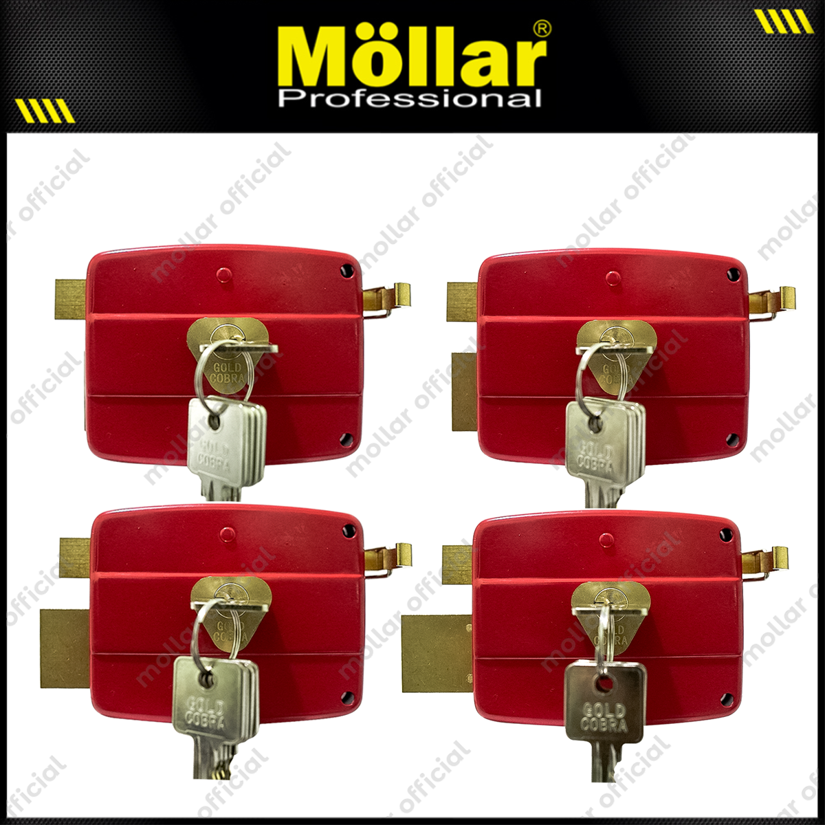 COBRA 6683-5SK Kunci Pintu Besi Merah