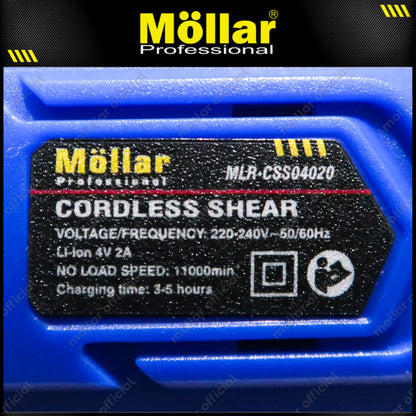 MOLLAR CSS04020 Gunting Baterai 4V / Cordless Scissors