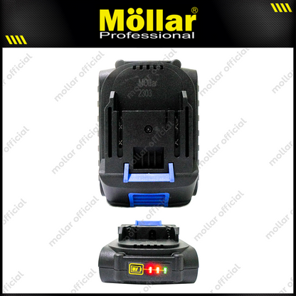 MOLLAR CID20600 Mesin Bor Beton Baterai 20V / Brushless Cordless Impact Drill