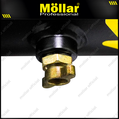 MOLLAR MLR-AC-1550BP Mesin Kompresor Angin Oilless 1 HP 50 Liter Black Panther