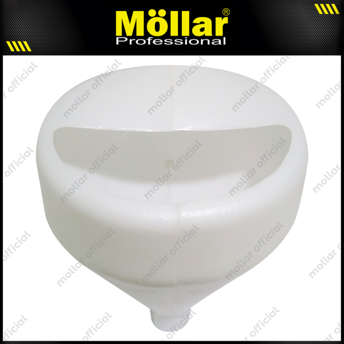 MOLLAR FF02PL Spray Gun Tesktur Hopper FF02 Wadah Plastik