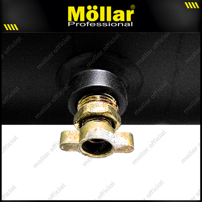 MOLLAR MLR-AC-1515BP Mesin Kompresor Angin Oilless 1 HP 15 Liter Black Panther