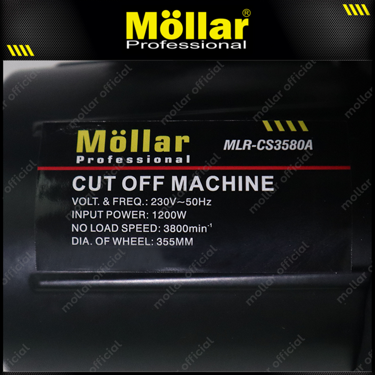MOLLAR CM3580 Mesin Potong Besi Listrik 14" / Cut Off Saw