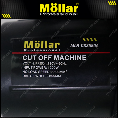 MOLLAR CM3580 Mesin Potong Besi Listrik 14" / Cut Off Saw