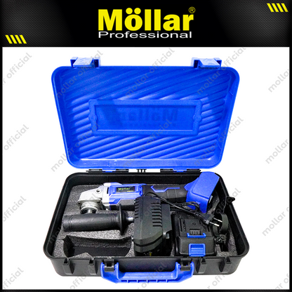 MOLLAR CAG20550 Mesin Gerinda 4" Baterai 20V / Cordless Angle Grinder