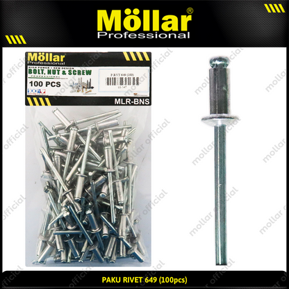 MOLLAR 93-147 Paku Rivet 649 - 100 pcs
