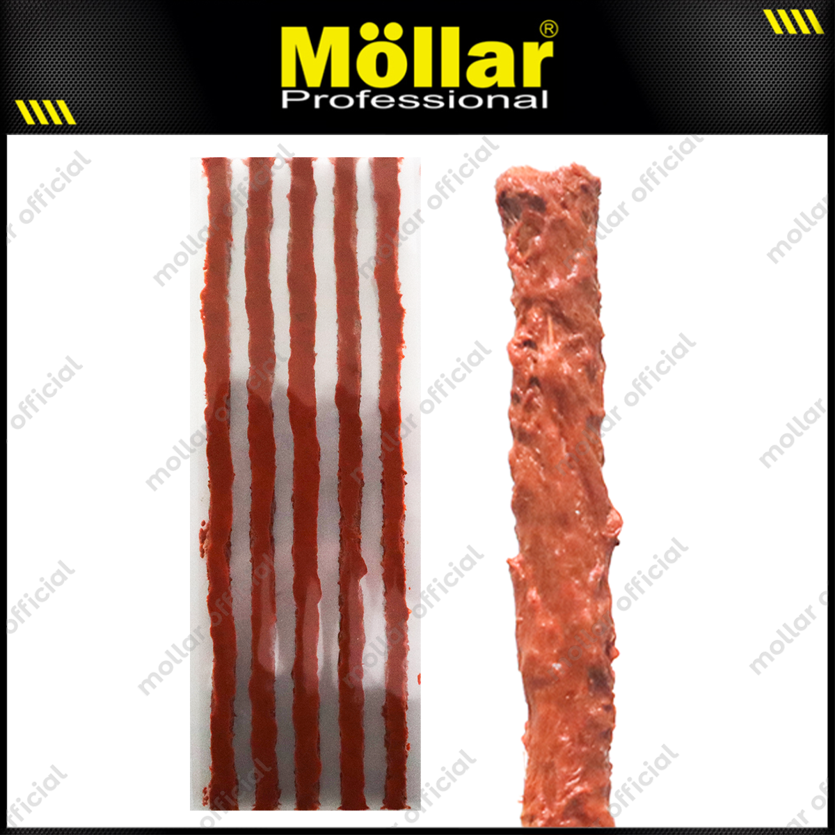 MOLLAR B15210 Isi Ulang Karet Ban Tubles 8" x 6 mm / Refill Cacing