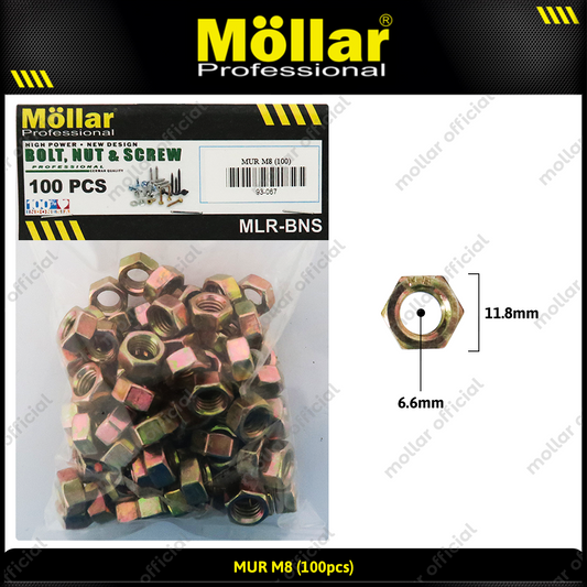 MOLLAR 93-067 Mur M8 - 100 pcs