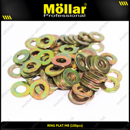 MOLLAR 93-074 Ring Plat M8 - 100 pcs