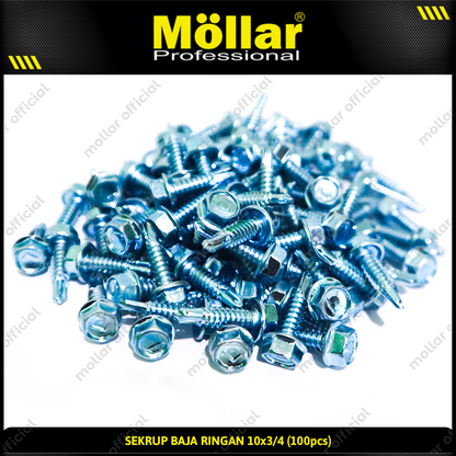 MOLLAR 93-003 Baja Ringan 10 x 3/4 - 100 pcs