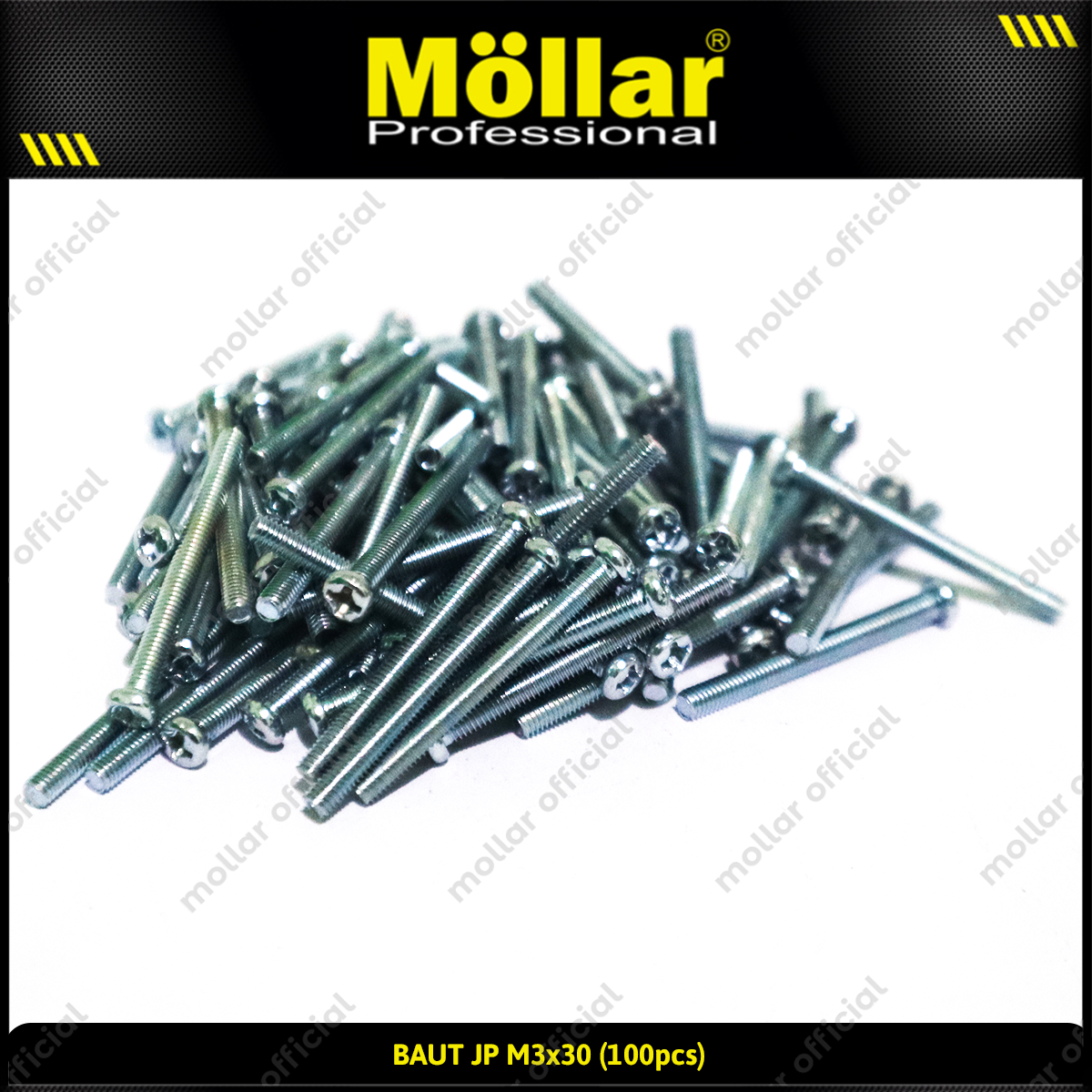 MOLLAR 93-089 Baut JP M3 x 30 - 100 pcs