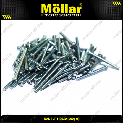 MOLLAR 93-089 Baut JP M3 x 30 - 100 pcs