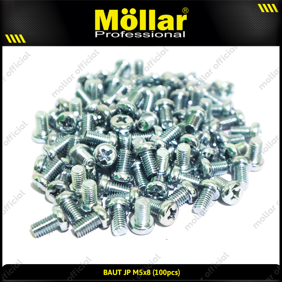 MOLLAR 93-106 Baut JP M5 x 8 - 100 pcs