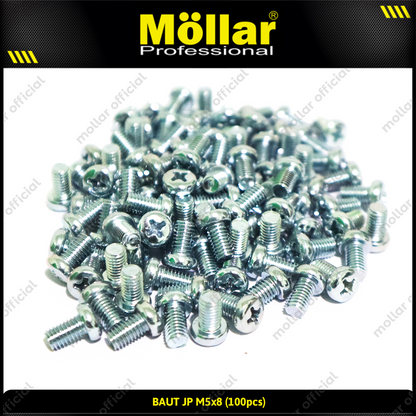 MOLLAR 93-106 Baut JP M5 x 8 - 100 pcs