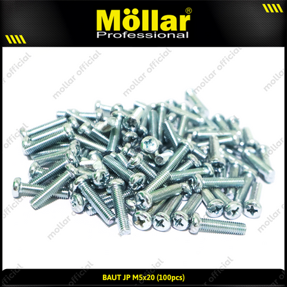 MOLLAR 93-110 Baut JP M5 x 20 - 100 pcs