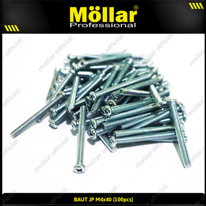 MOLLAR 93-103 Baut JP M4 x 40 - 100 pcs