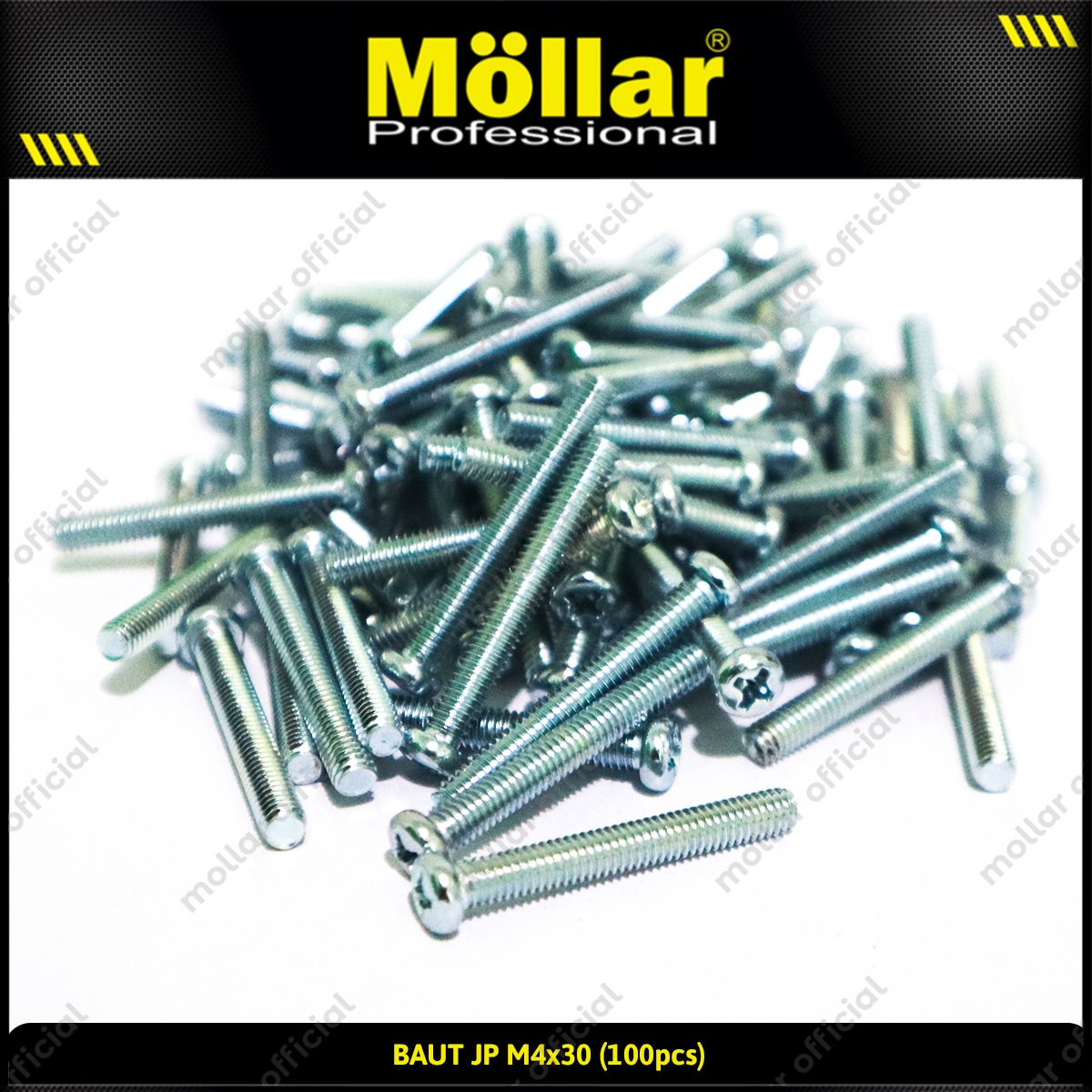 MOLLAR 93-101 Baut JP M4 x 30 - 100 pcs