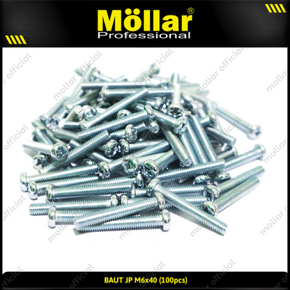 MOLLAR 93-125 Baut JP M6 x 40 - 100 pcs