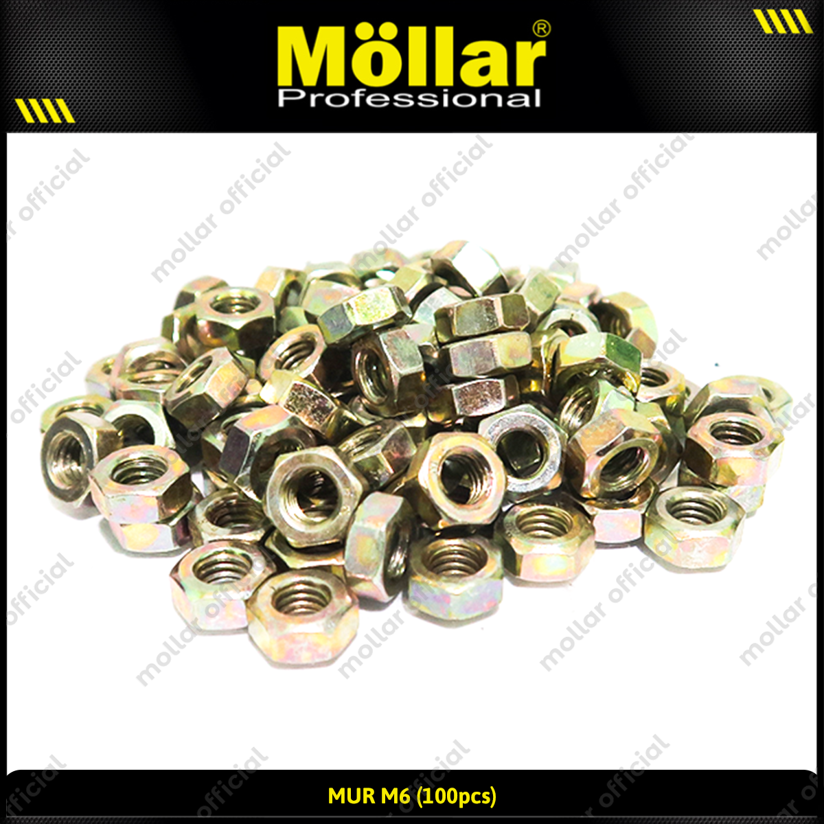 MOLLAR 93-066 Mur M6 - 100 pcs