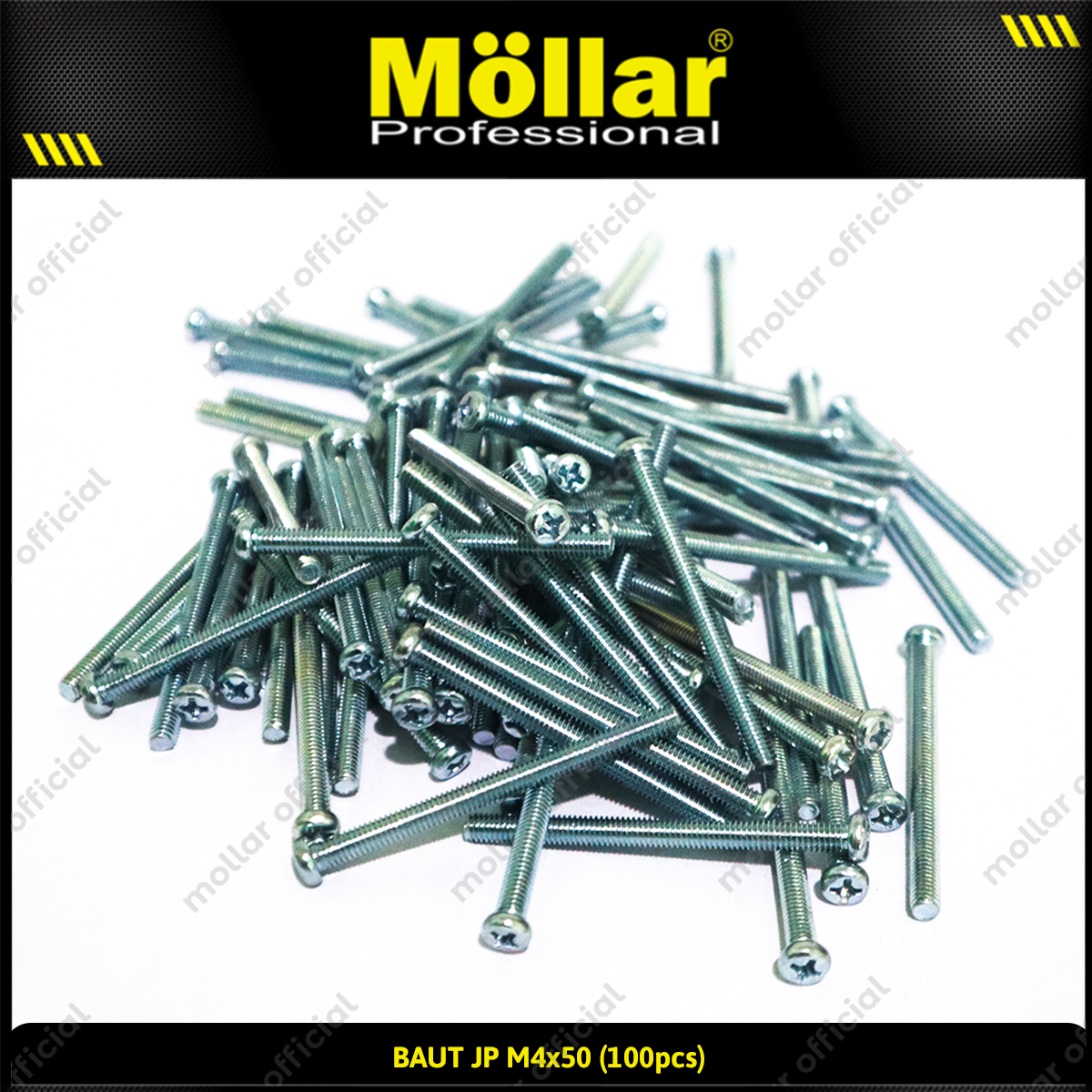 MOLLAR 93-105 Baut JP M4 x 50 - 100 pcs