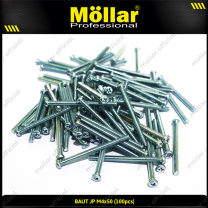 MOLLAR 93-105 Baut JP M4 x 50 - 100 pcs