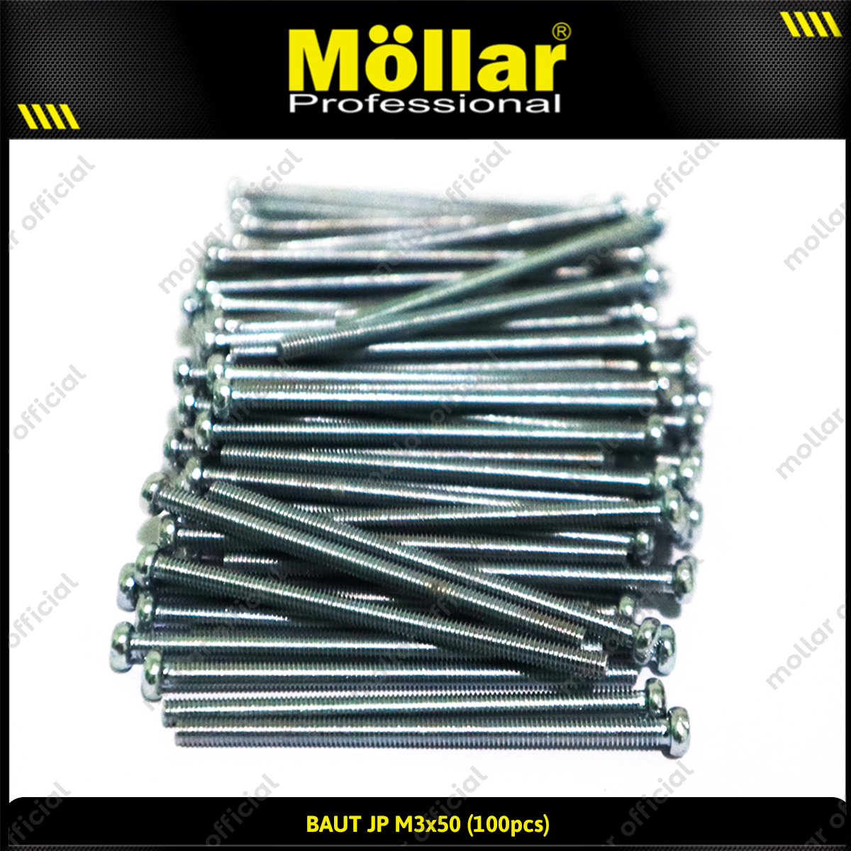 MOLLAR 93-093 Baut JP M3 x 50 - 100 pcs