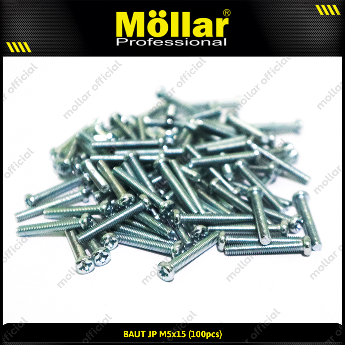 MOLLAR 93-109 Baut JP M5 x 15 - 100 pcs