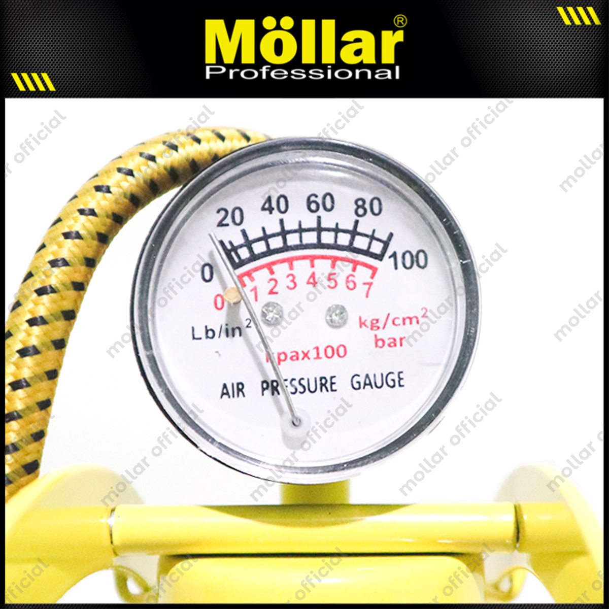 BISON SF8701B Pompa Sepeda Injak 1 Tabung