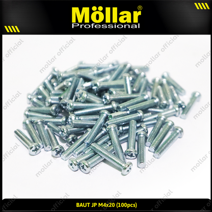 MOLLAR 93-099 Baut JP M4 x 20 - 100 pcs