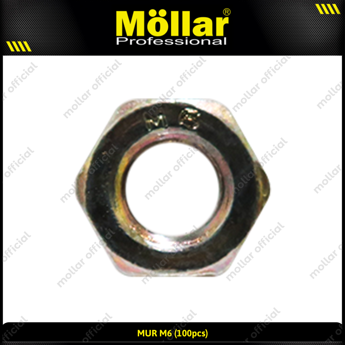 MOLLAR 93-066 Mur M6 - 100 pcs
