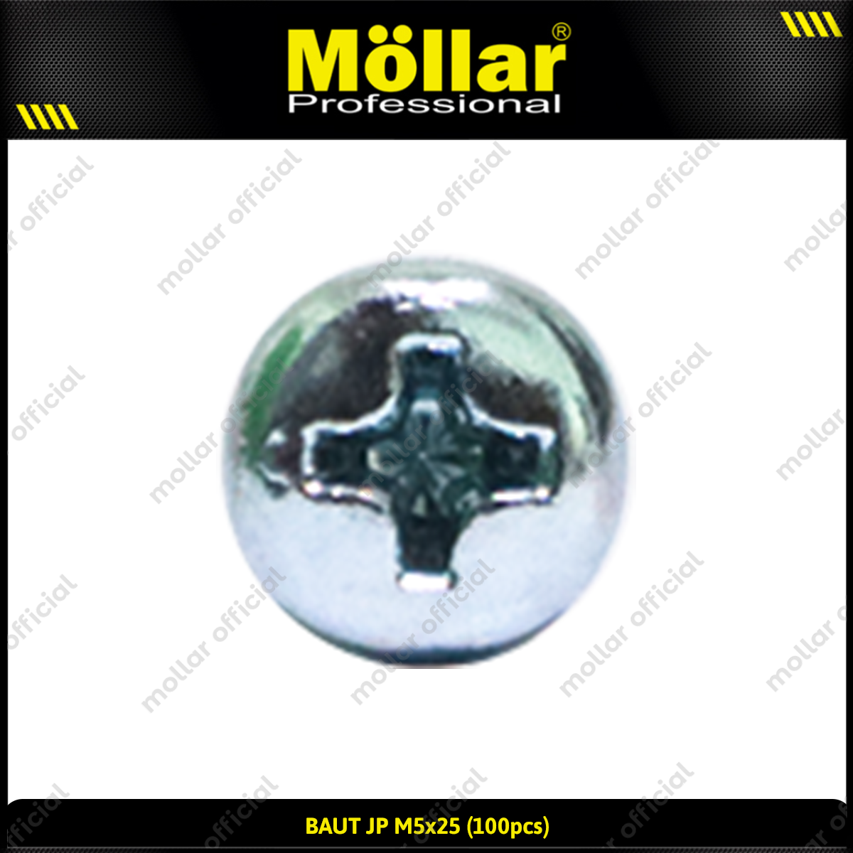 MOLLAR 93-111 Baut JP M5 x 25 - 100 pcs