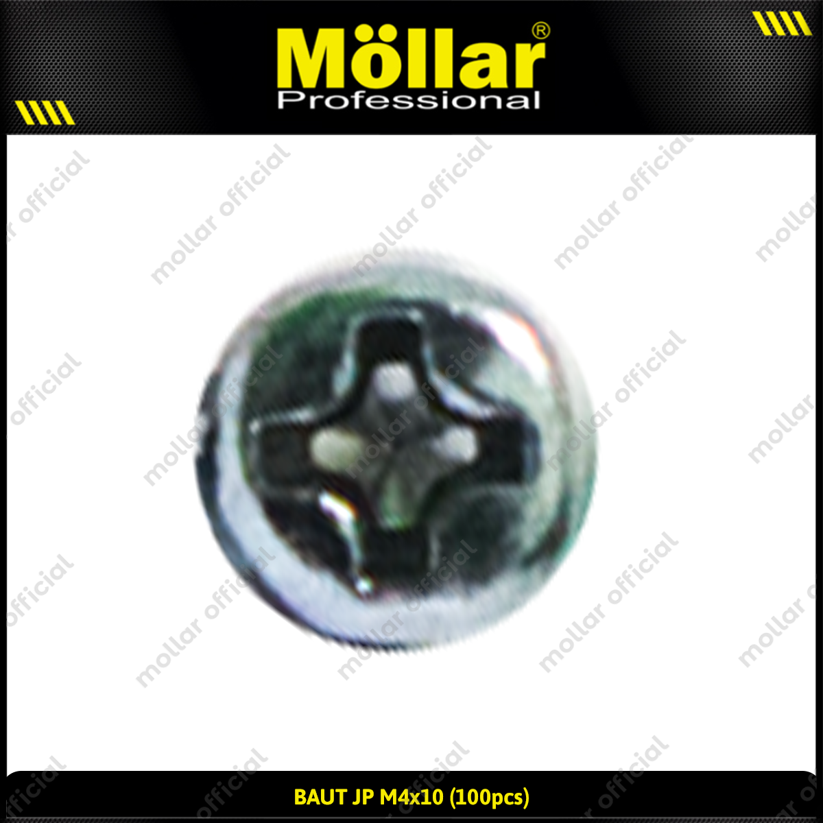 MOLLAR 93-096 Baut JP M4 x 10 - 100 pcs