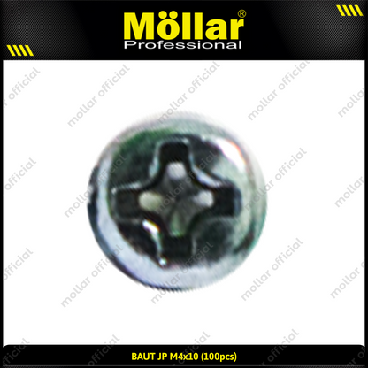 MOLLAR 93-096 Baut JP M4 x 10 - 100 pcs