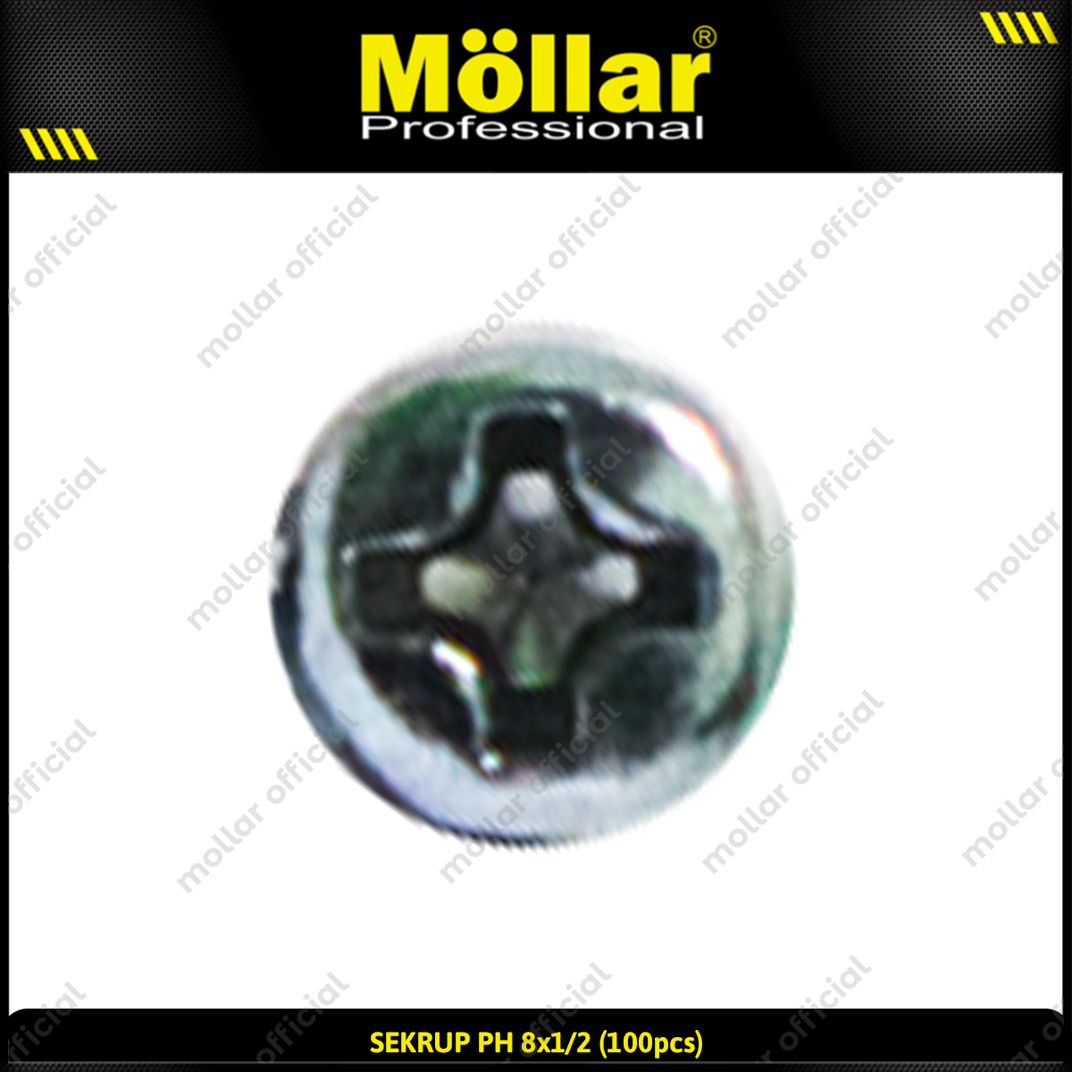 MOLLAR 93-029 Sekrup PH 8 x 1/2 - 100 pcs