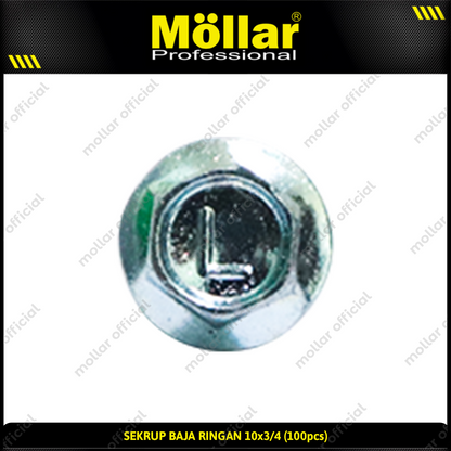 MOLLAR 93-003 Baja Ringan 10 x 3/4 - 100 pcs