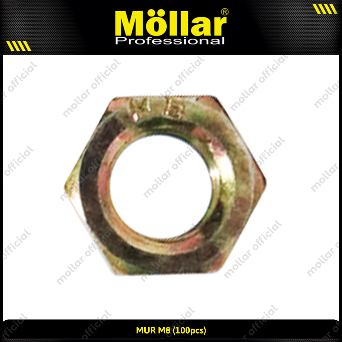 MOLLAR 93-067 Mur M8 - 100 pcs