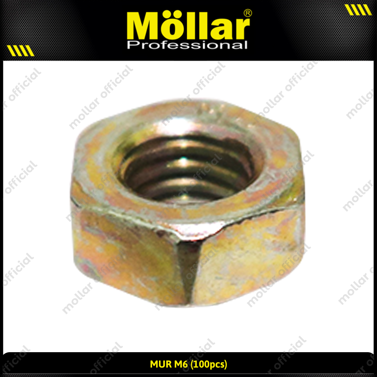 MOLLAR 93-066 Mur M6 - 100 pcs