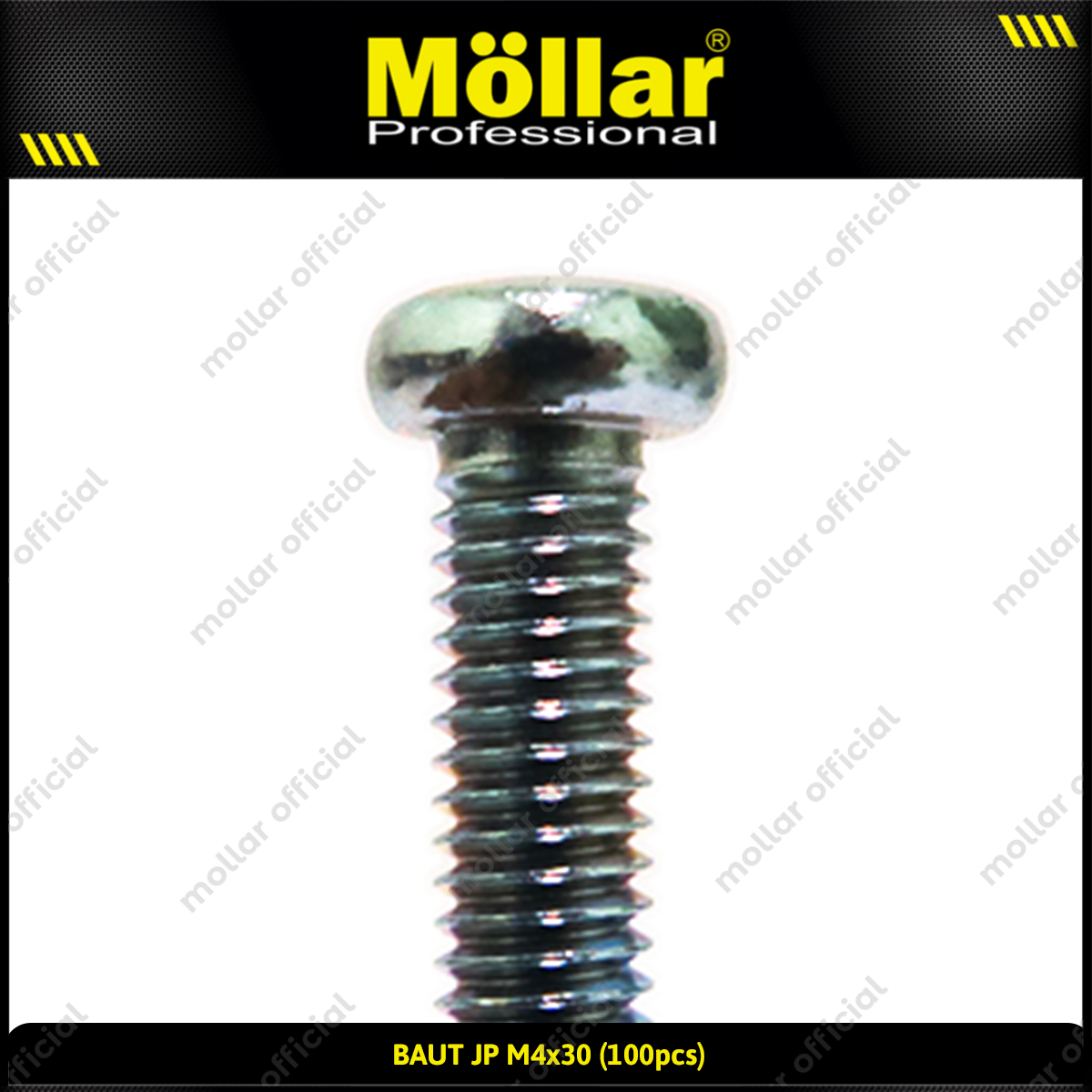 MOLLAR 93-101 Baut JP M4 x 30 - 100 pcs