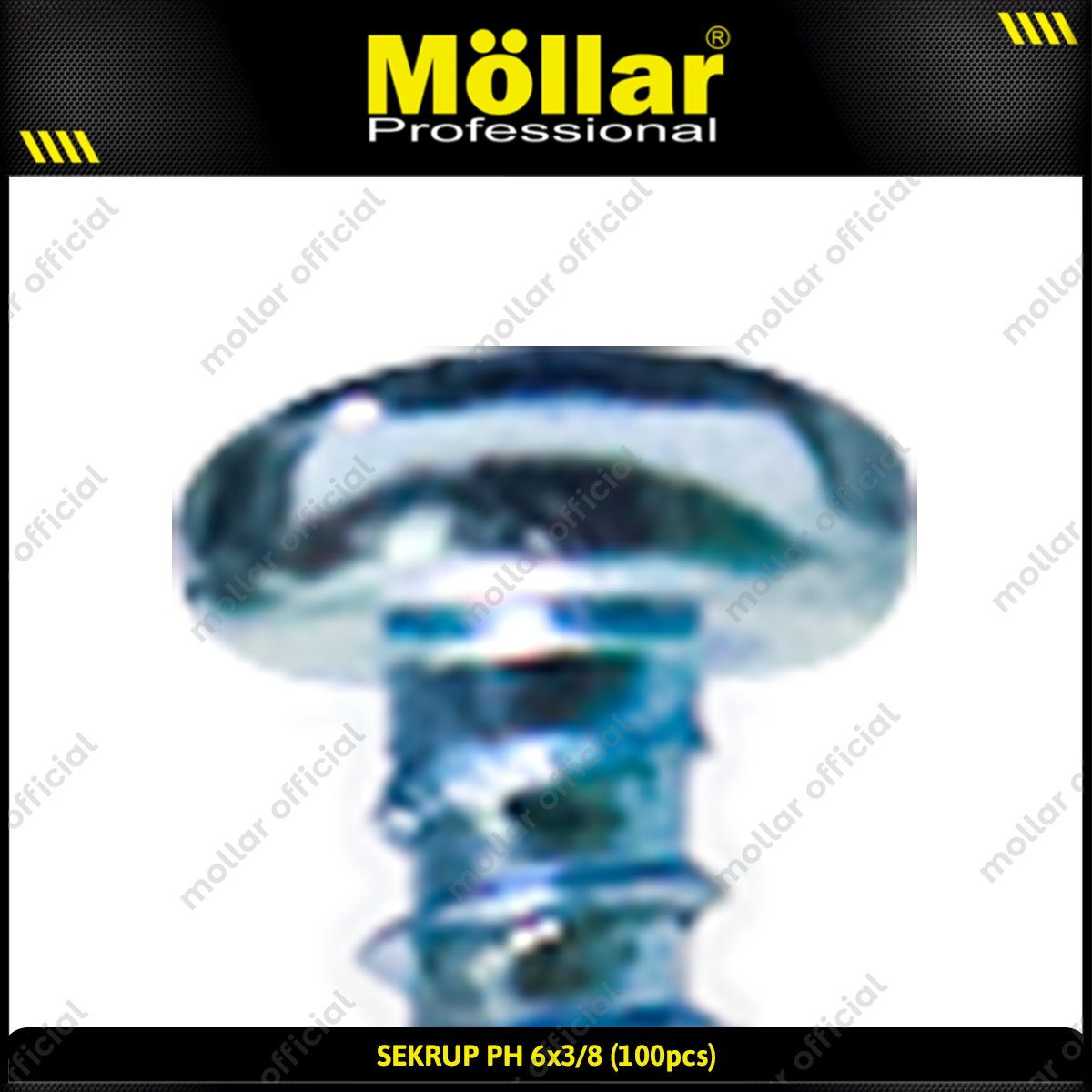 MOLLAR 93-020 Sekrup PH 6 x 3/8 - 100 pcs