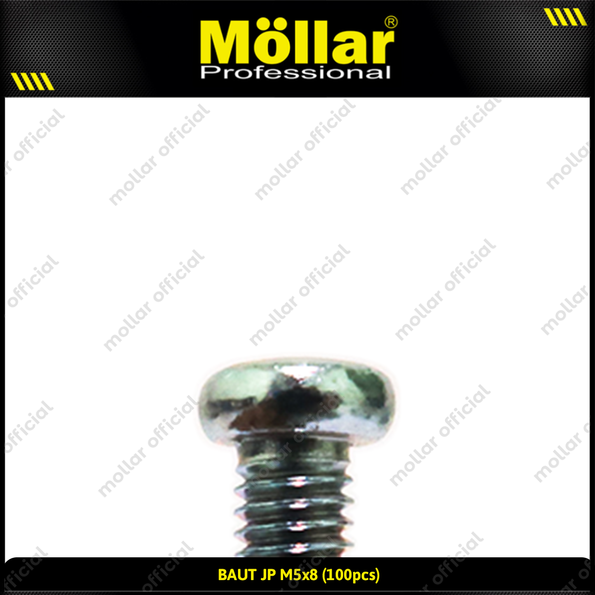 MOLLAR 93-106 Baut JP M5 x 8 - 100 pcs
