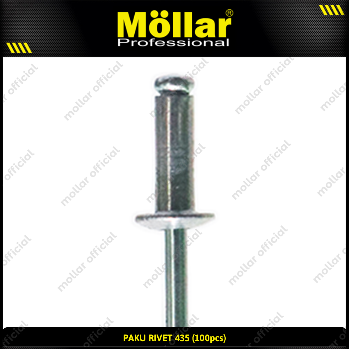 MOLLAR 93-137 Paku Rivet 435 - 100 pcs