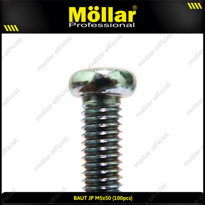 MOLLAR 93-116 Baut JP M5 x 50 - 100 pcs