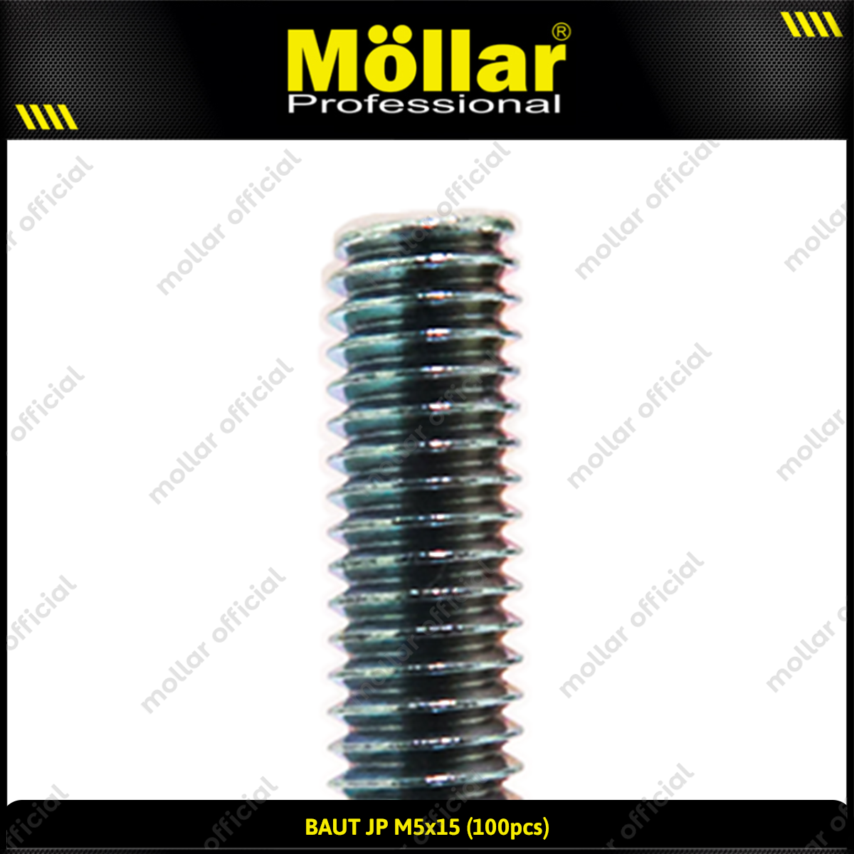 MOLLAR 93-109 Baut JP M5 x 15 - 100 pcs