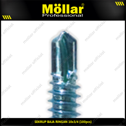 MOLLAR 93-003 Baja Ringan 10 x 3/4 - 100 pcs